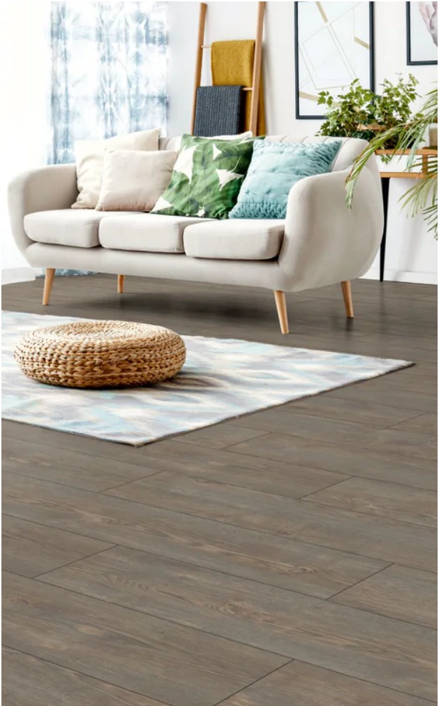 KRONOTEX Ruby Oak Platinum, D40532, shown in a room